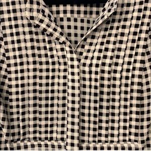 J. Crew Gingham blouse, sz L